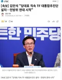 김민석 당대표 직속 TF 대통합추진단 설치..전방위 연대 시작