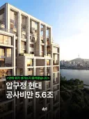 재건축 공사비만 5.6조라는 압구정 현대