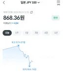 엔화 850까지 내려가면 살까