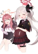 블루아카) "그때 선생님이 늦게 뺏지 뭐야!"