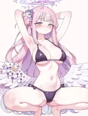 블루아카] 미카 씨! 상스럽게..!!