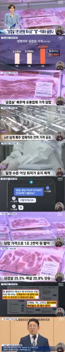 그 동안 삼겹살이 금겹살이 된 이유