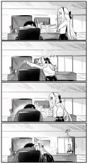 블루아카) 케이 : 선생님도 참 업무 중에 주무시고.....
