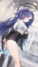 블루아카)약후) 젖은 표현이 좋아