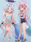 블루아카) 학생들 성격이 서로 반대였다면 Manhwa
