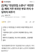 [단독] 연금맛집 소문나 국민연금, 해외 거주 외국인 부모자식 수당까지 퍼주기