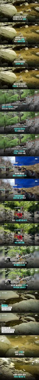 70년 무단점유 시설물 치운 팔공산 근황