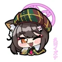 블루아카)타임라인에서 귀여운 인형을 봐서 그려봄