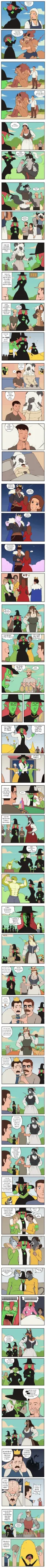 끔찍한 저주를 거는 마녀.....manhwa