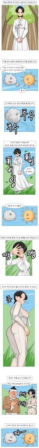 해와 바람의 내기