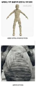 상상과는 전혀 다른 미라 붕대 디테일