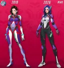 오버워치)2018-2026 디몬 디자인 변화