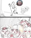트릭컬)교주 빵댕이를 보고 흥분한 사도들.jpg