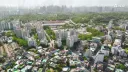 용산 공원에 아파트를 지었을 때 모습