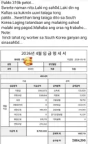 월급 875 찍은 필리핀 형님