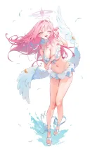 블루아카)8월의 마지막 날 예쁜 수미카 그림 발견~