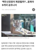이런 대형 육식동물 복원사업에 회의적인 이유가...