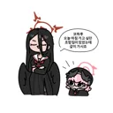 블루아카) 애기코하루작가) 후배사랑 하스미.만화