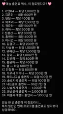 연예인 예능 출연료