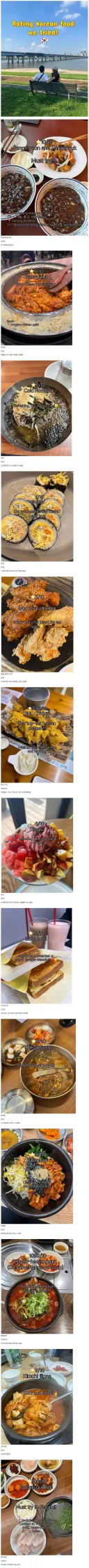 외국인 관광객이 직접 평가한 한국 음식 반응