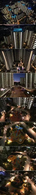 오늘자 은평구 신축아파트 2500세대 점등식.jpg (문주랑 주차장 직연결 방식)
