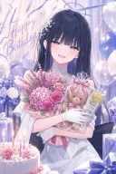 블루아카) 사오리 생일 축하 일러