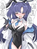 블루아카) 수영복 당번들에게 경쟁심 생기는 유우카.manhwa