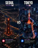 서울 vs 도쿄