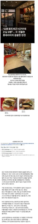 1년전 오픈 미국 롯데리아 근황