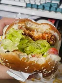 맘스터치 휠렛버거(닭가슴살 버거)