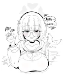 블루아카)웃상님이 그리신 코토네의 수신호 만화
