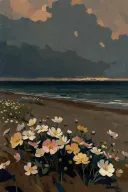 AI 그록 유화그림
