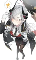 [블루아카] 모자가 벗겨져서 부끄러워하는 마코토