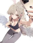 블루아카) 운동 셀카 찍는 나기사님