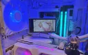 컴터 본체 쿨러모니터에 루루카 변신씬 영상 넣음 ㅋㅋ