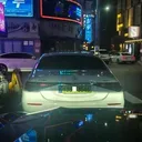 벤츠 S580 법인차가 주차타워 출구를 막기