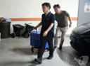 제주경찰청 오늘 압수수색 박스 사진