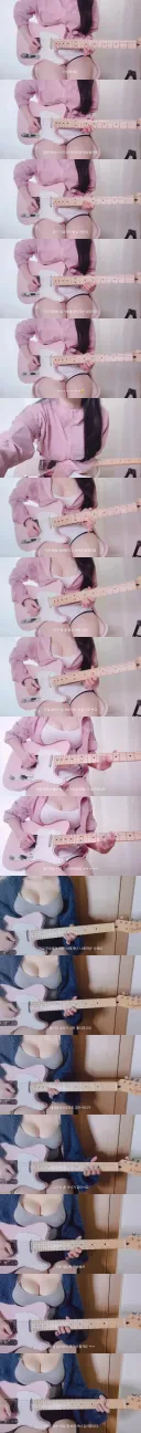 실수로 녹음안한 기타 영상 올리는 유튭누나