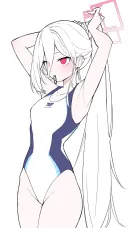 블루아카)"케이! 그거 내 수영복이에요!"