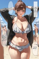 수영부 코치 선생의 수영복