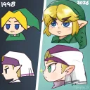 젤다) 시오 트레일러 보고 그려본 애들 성형 전후짤.jpg
