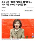나경원도 이상하다는 한동훈의 페북 폭주 ㅋㅋ