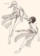 그린 여자 그림
