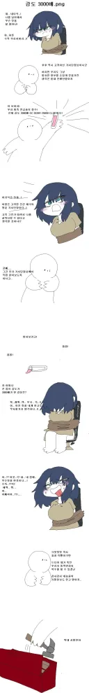 감도 3000배 약 사용하는 만화