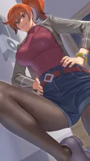 스타킹 눈나를 그려보았습니다.