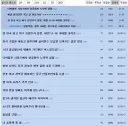 나 첫 왼쪽 베스트 갔어 축해해조