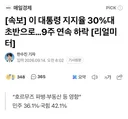 [속보] 이 대통령 지지율 30%대 초반으로…9주 연속 하락 [리얼미터]