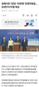 경남 김해시민 1인당 '10만원' 민생지원금..지급 .jpg