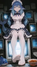 AI) 딥시크도 모에화 짤이 있었구나