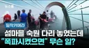 신시모도 주민들 차라리 다리 폭파시켰으면